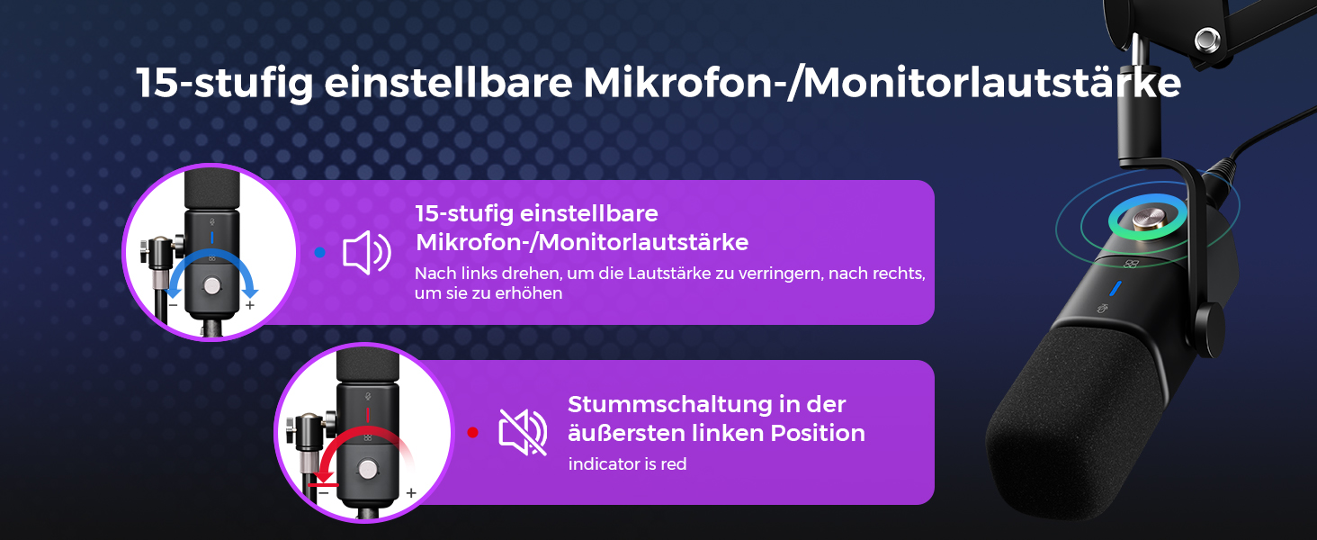 NearStream AM15X: Динамічний мікрофон для ПК, XLR/USB, для подкастів, стрімінгу та студійних записів