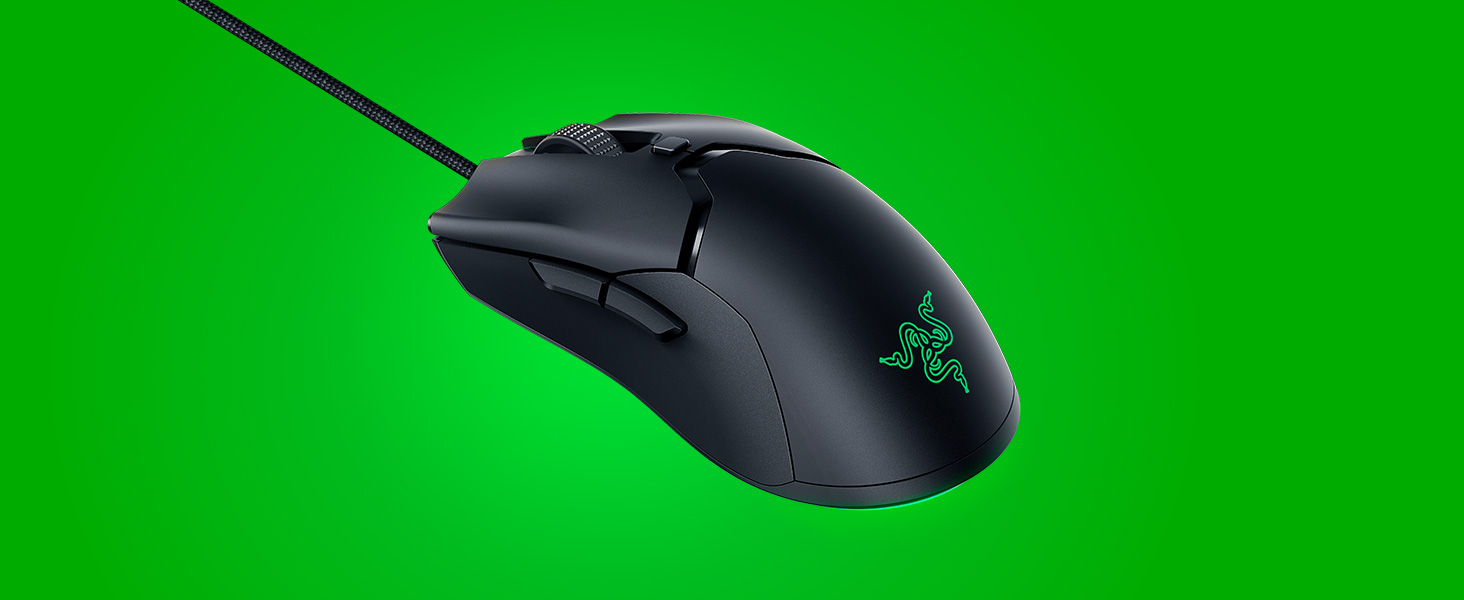 Ігрова миша Razer Viper Mini — ультралегка дротова миша (61г), оптичний сенсор 8500 DPI, RGB-підсвітка Chroma, чорна