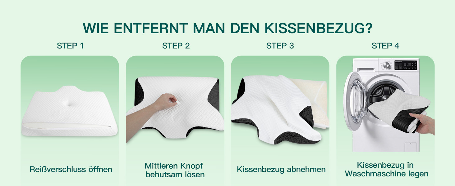 Подушка для шиї з піни Memory Foam 2-в-1, ергономічна, 60x40x12/14 см, чорна. Для спини, боку та живота.