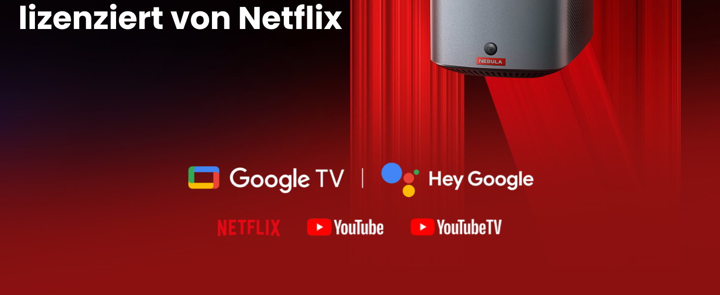 Nebula Anker Mars 3 Air Mini Beamer: проєктор 1080p з Google TV, Smart, Wi-Fi, 400 ANSI люмен, Dolby Digital, 2*8W, 150 дюймів, акумулятор, 2,5 години, новий