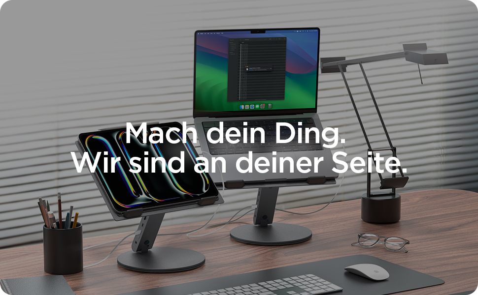 Док-станція та ергономічна підставка для ноутбука Spigen ArcDock 6-in-1: USB-C, HDMI 4K 60Hz, USB-A, для MacBook, iPad Pro Air та ноутбуків до 15.6