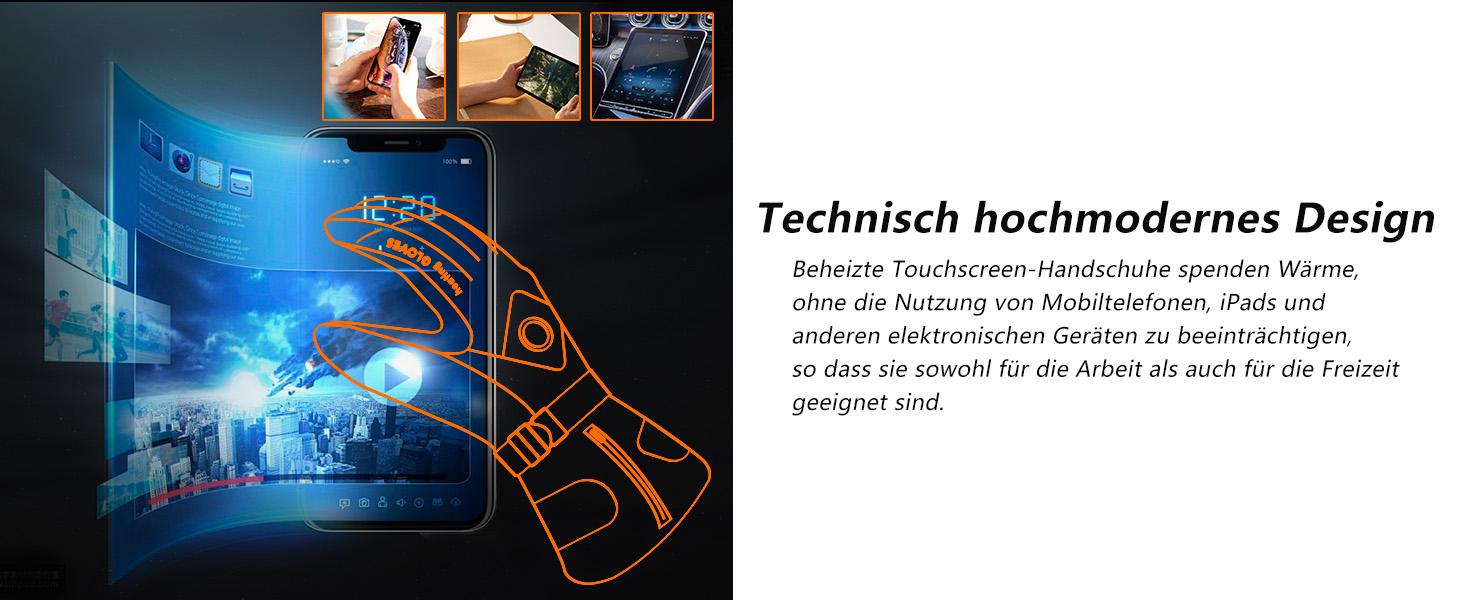 Грілки для рук Mincoo з акумулятором 5V 6000mAh, водонепроникні, 3 режими нагріву, Type-C зарядка (для жінок та чоловіків)