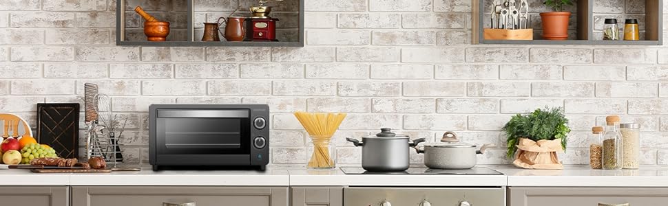 Електрична піч Cecotec Bake&Toast 1090 Black, 10 л, 1000 Вт, таймер 60 хв, регулювання температури до 230ºC, дека, решітка-гриль та щипці з ручкою