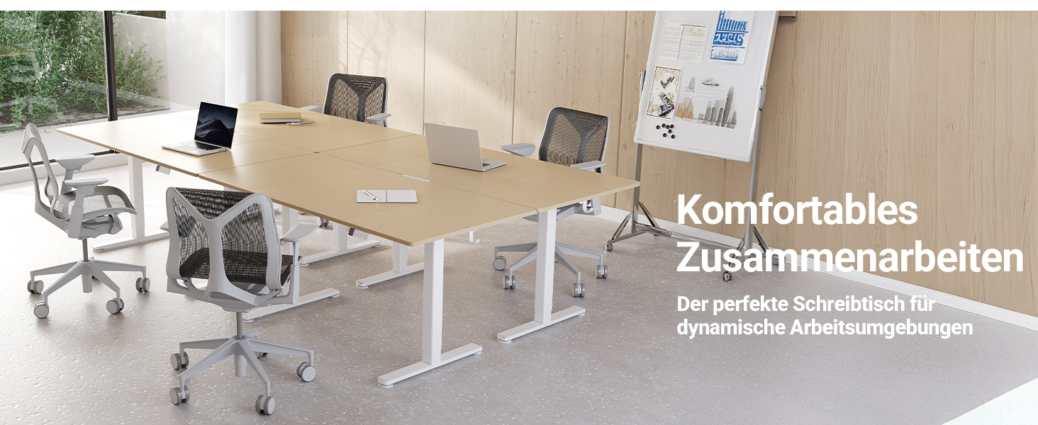 Регульований стіл Claiks 120x60 см: електричний, з пам'яттю, з гачками | Стіл для стоячи/сидячи