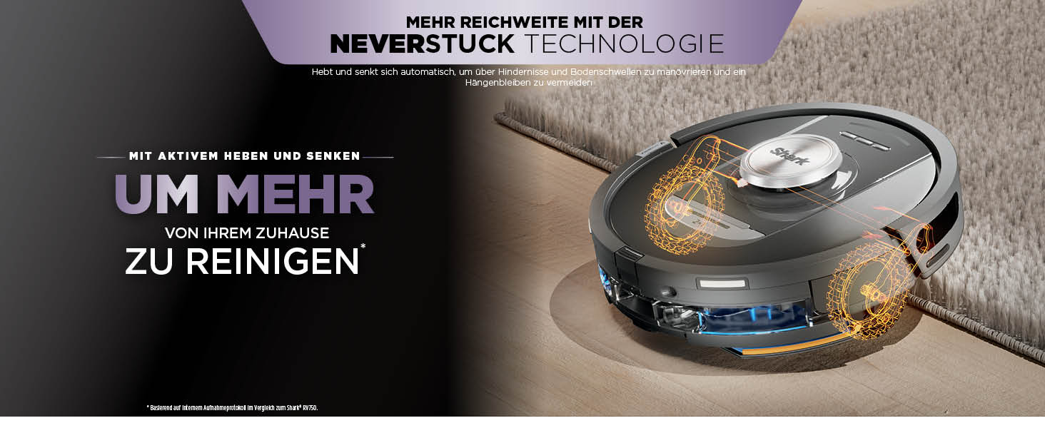 Робот-пилосос та миючий робот Shark PowerDetect RV2800ZEEU: 2-в-1, самостійне очищення, LiDAR, App-керування, чорний