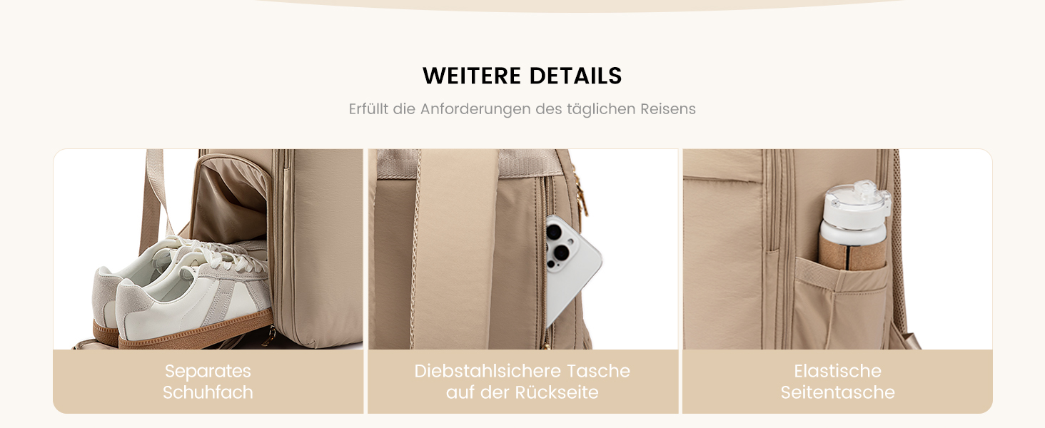 Рюкзак для ручної поклажі OVEVOOK: 40л, для ноутбука 17