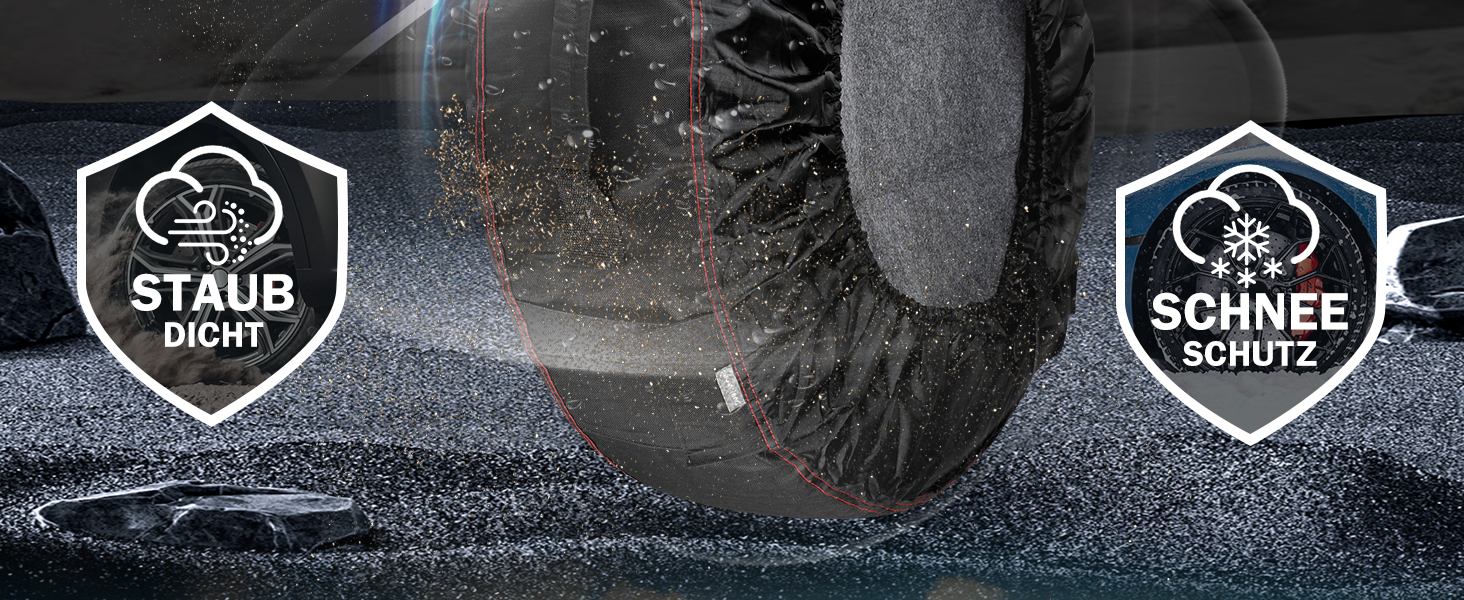 Захисні чохли для шин Moveland 18-22 дюйми (4 шт.) - водонепроникні, пилонепроникні, для зберігання та транспортування