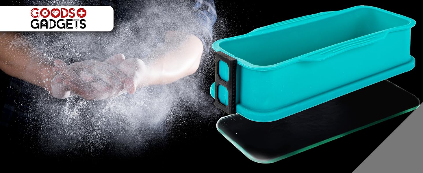 Силіконова форма для випічки тортів з антипригарним покриттям (з скляною основою XL) (Квадратна форма)