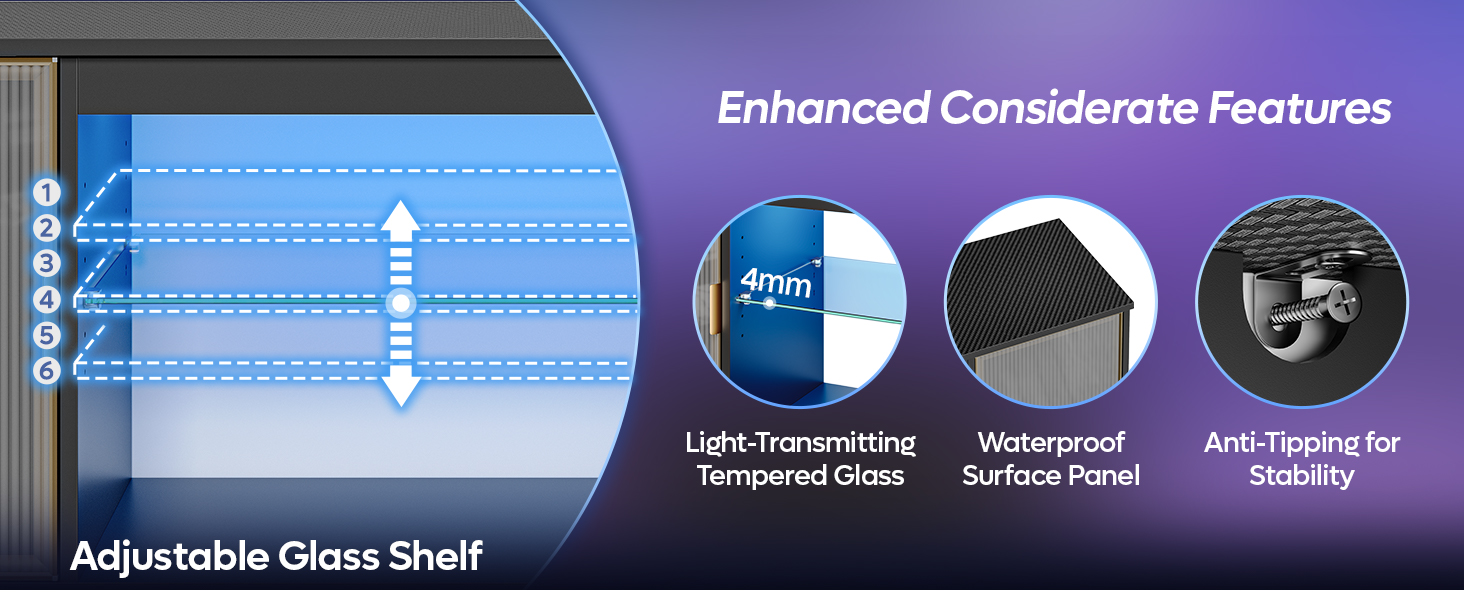 Тумба під ТВ Bestier для 55/60