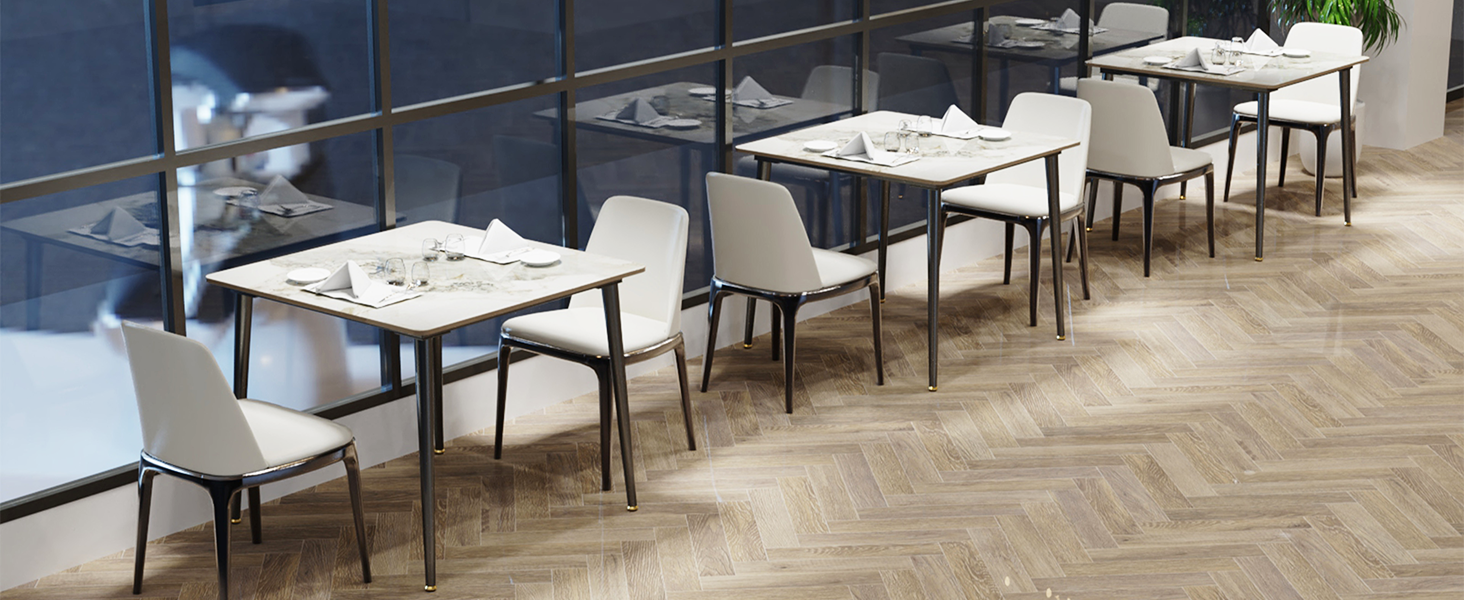 Стол кухонний FATIVO, 80x80 см, білий глянцевий, мармур, для 2 осіб, метал, скандинавський стиль