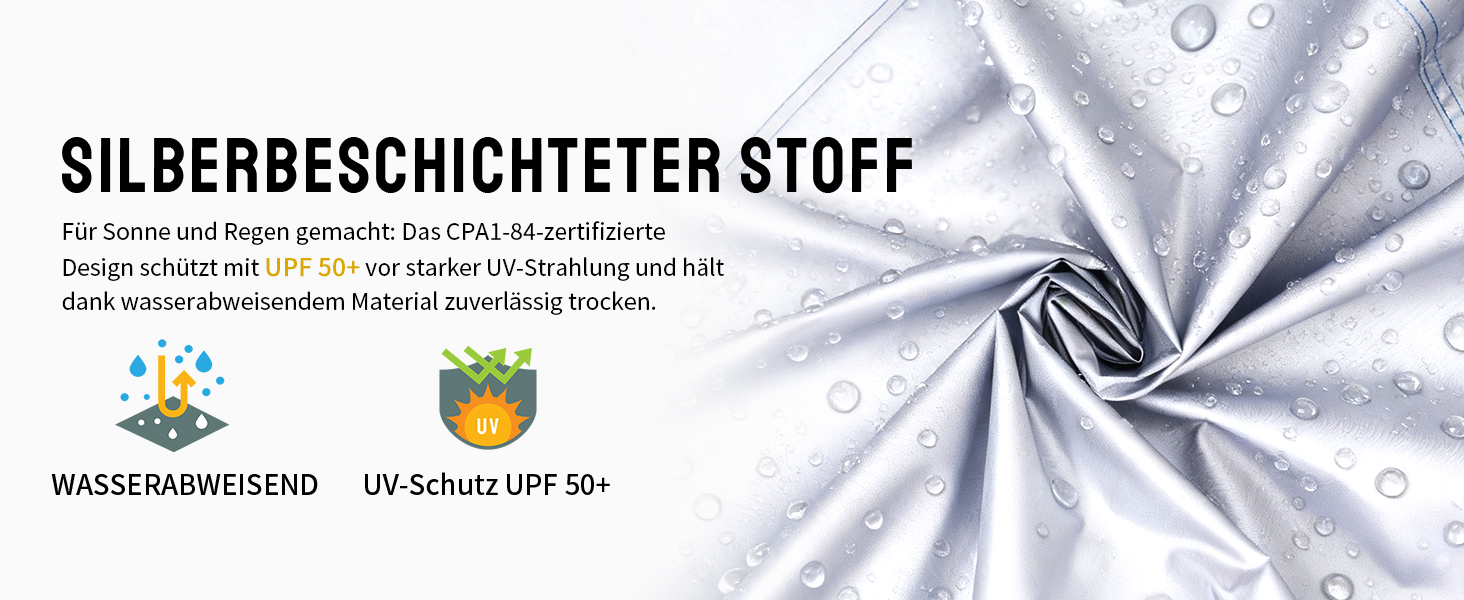 Павільйон CROWN SHADES 3x3: Водостійкий, стабільний, зимостійкий, захист від сонця UV 50+, для кемпінгу, саду та відпочинку. Сірий в клітинку.