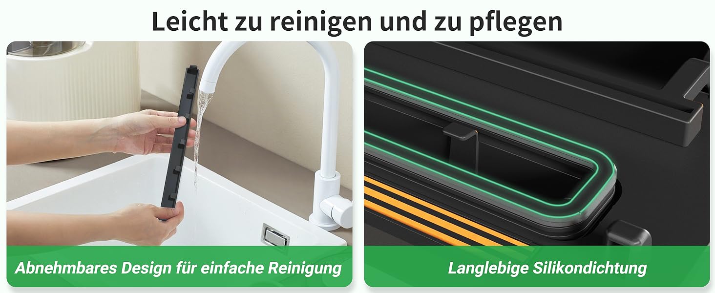 Вакууматор 10-в-1 для продуктів 95 кПа, вакуумний пакувальник з подвійною термозаваркою, вбудованим ножем та відсіком для пакетів, сталевий корпус, комплект з 2 рулонами