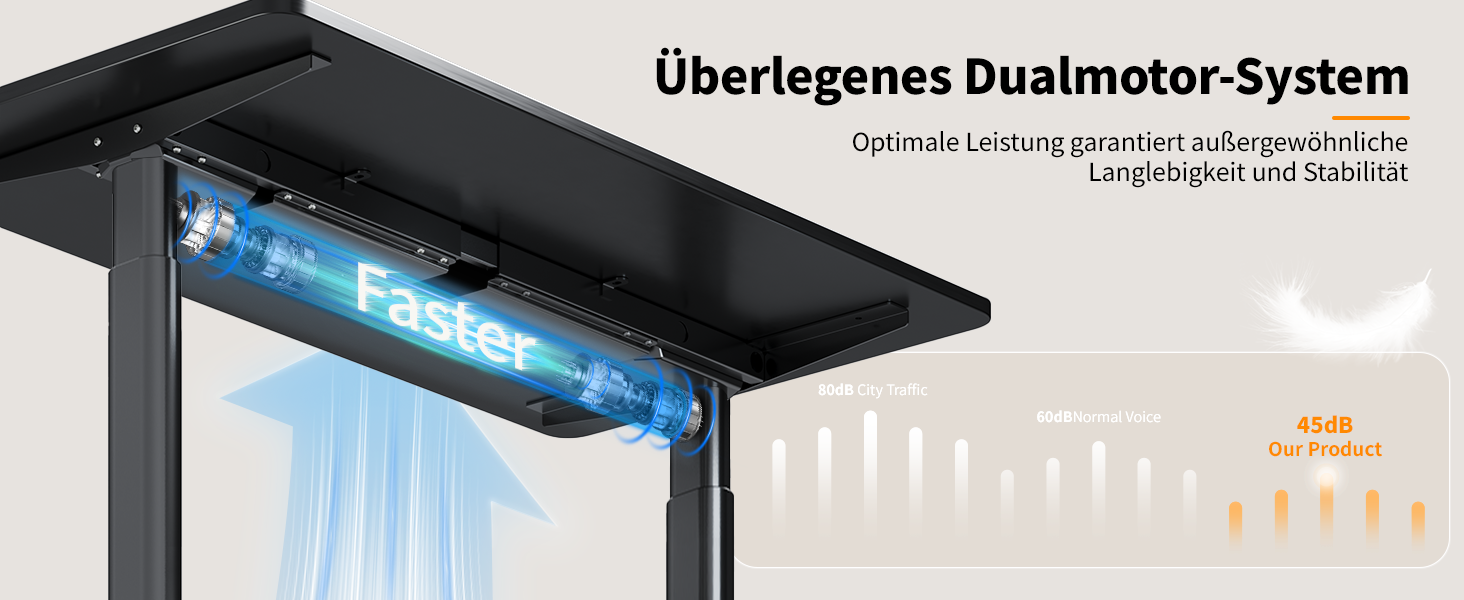 Електричний регульований стіл MAIDeSITe EL2 Pro Art з овальною основою, чорний. Підйом до 180 кг, 4 пам'яті, захист від зіткнень