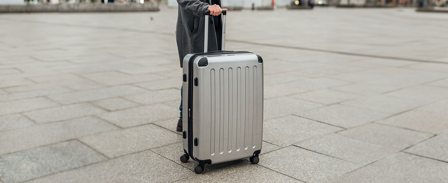 Набір валіз Hauptstadtkoffer Alex (S+M+L) - 3 валізи, 55/65/75 см, ABS+PC, TSA, колір авокадо