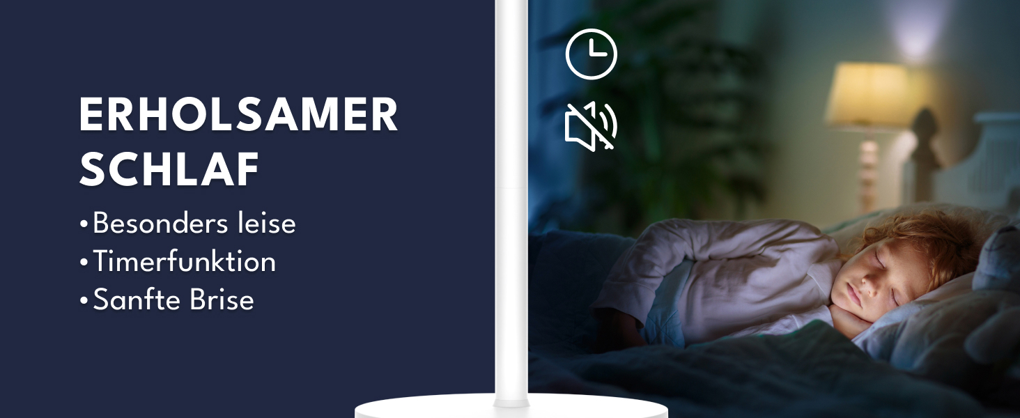 Підлоговий вентилятор LEBENLANG з пультом керування, LED-дисплеєм, 5 режимів, енергозбереження, осциляція, тиха робота, таймер, 60W, чорний