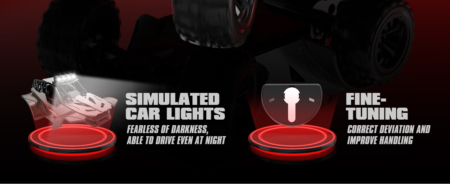 Радіокерований позашляховик 20 км/год, масштаб 1:20, металевий корпус, фари, 2 акумулятори (50 хв), 2.4Ghz, RC автомобіль - іграшка в подарунок