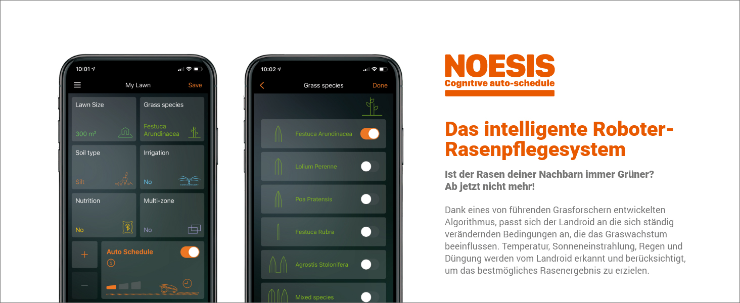 Робот-газонокосачка WORX Landroid Plus WR167E для газонів до 700 м² з обмежувальним кабелем (AIA Navigation, керування через додаток, плаваюче лезо, кут нахилу до 35%, ширина косіння 18 см, висота косіння 30-60 мм, WIFI + Bluetooth)