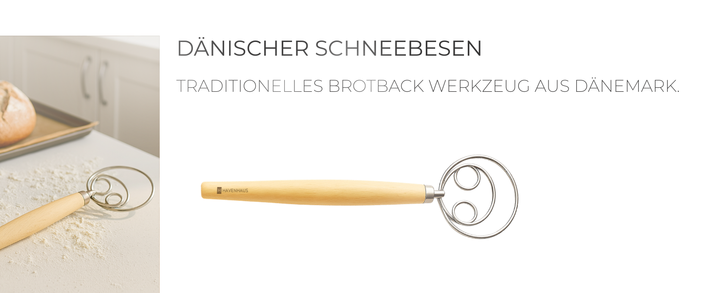 Набір для випікання хліба: корзина для бродіння, набір для закваски та аксесуари | корзина з ротангу 25 см, аксесуари для закваски, датський вінчик | набір для випікання хліба
