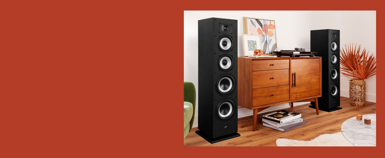 Активний сабвуфер Polk Audio Monitor XT12, 12 100W Class-AB, чорний (підлоговий динамік MXT70)