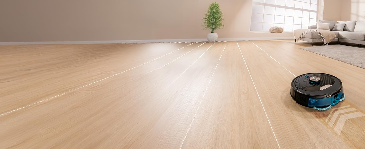 Робот-пилосос та робот-мийник Cecotec Conga Y100 X-Treme з AI та керуванням через додаток. Потужність всмоктування 20000Pa, штучний інтелект, силіконова щітка проти заплутування, обертові мікрофібри, автономність до 220 м²