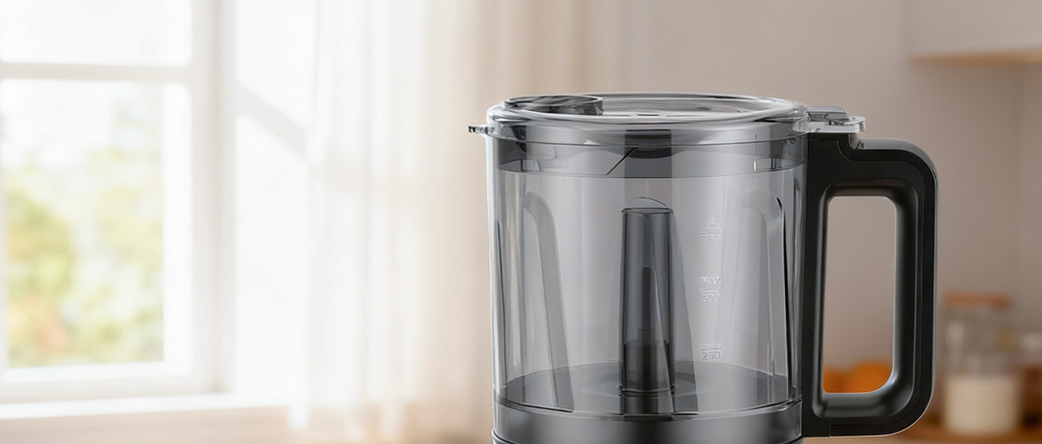 Електричний подрібнювач Multizerkleinerer | 400W, 2 швидкості, нержавіюча сталь, міксер, 0.95L, сірий