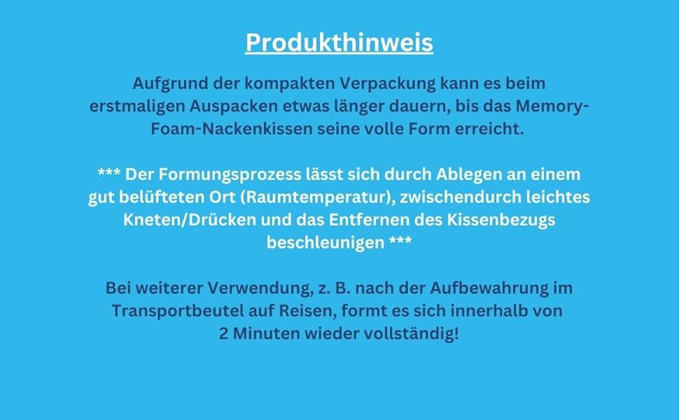 Подушка для подорожей Nackenkissen Flugzeug з піни Memory Foam – для літака, авто, з додатковою підтримкою голови, сіра