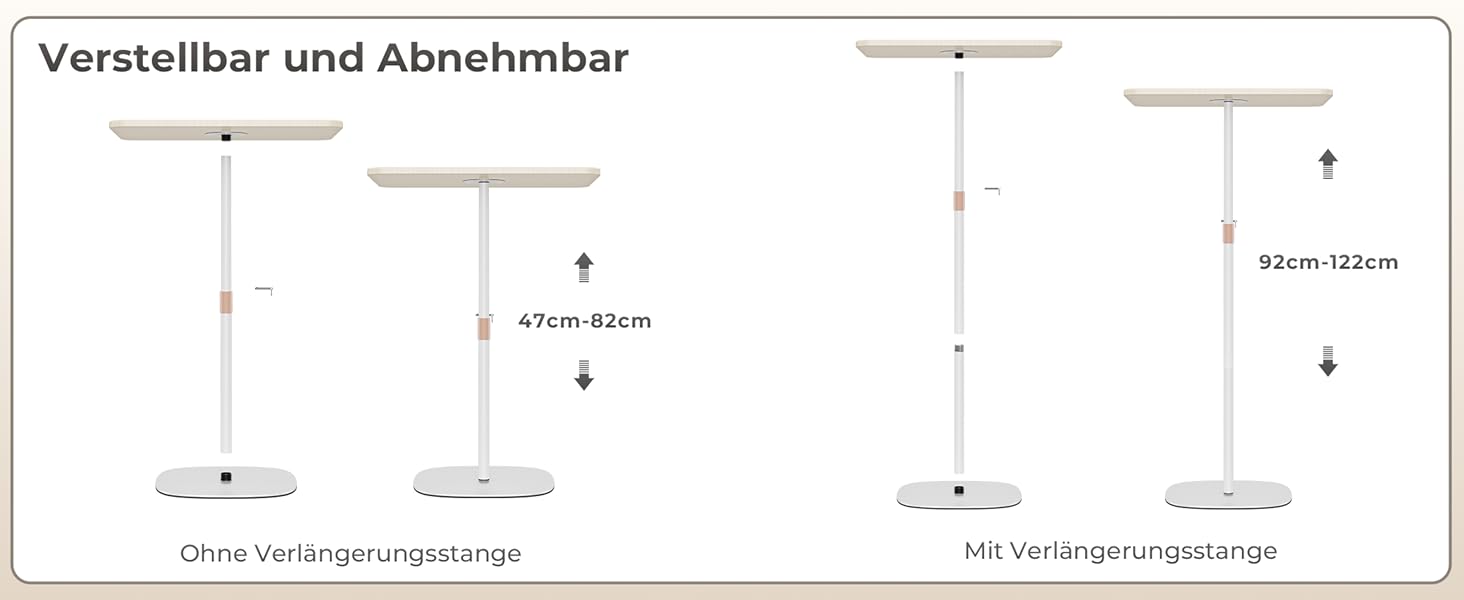 Регульований підставка для ноутбука, мобільний столик для дому, офісу та школи, білий