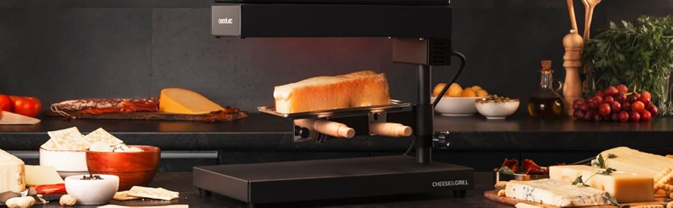 Електричний гриль-ратетель Cecotec 6000 Schwarz: 600W, нержавіюча сталь, регульований термостат, антипригарне покриття