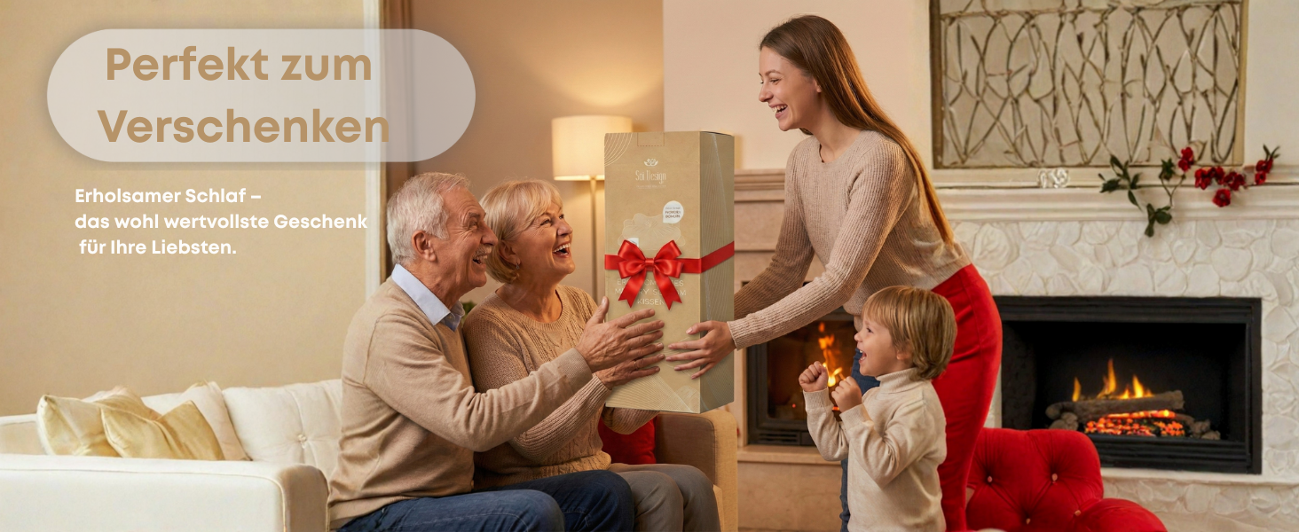 Ортопедична подушка для шиї Sei Design з Memory Foam - для спини та боку, Oeko-Tex®, Lyocell, охолоджуючий чохол