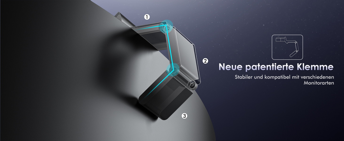 Світлодіодна лампа для монітора Quntis Curved 38см з сенсорним керуванням та пультом, захист від синього світла, регулювання яскравості, для офісу та дому