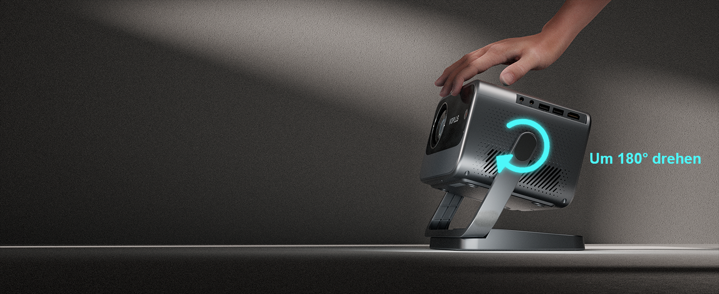 Smart Beamer 28000 Lumen: 4K проєктор з автофокусом, Dolby Audio, WiFi6, Bluetooth, підтримкою 1080P для дому та вулиці