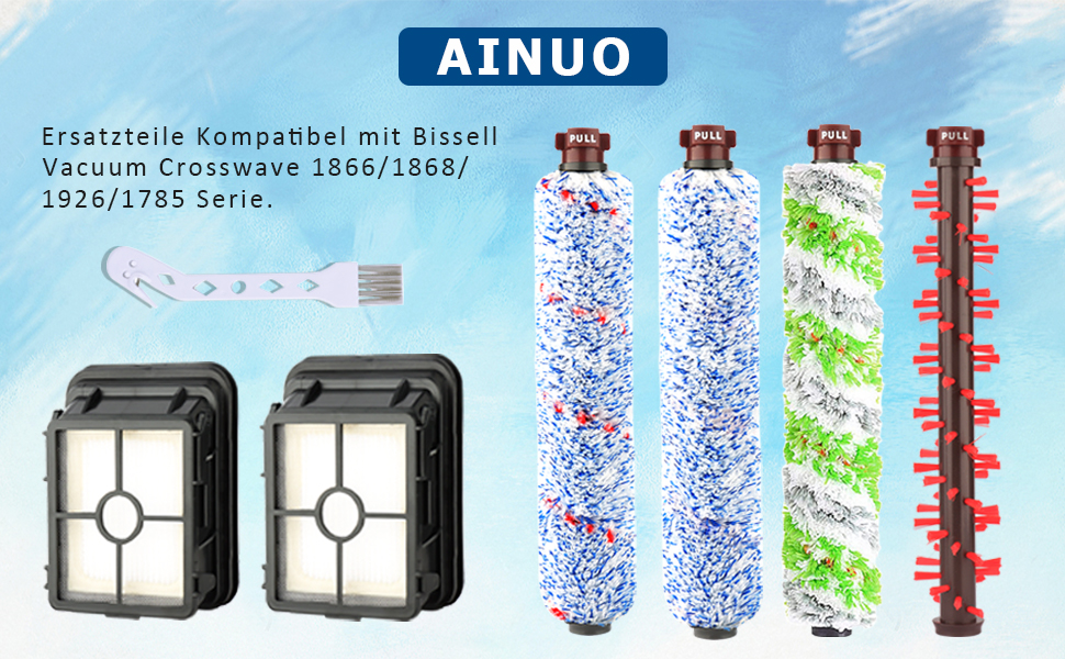 Комплект аксесуарів AINUO для Bissell CrossWave 1866 1785 2052 1713 2225