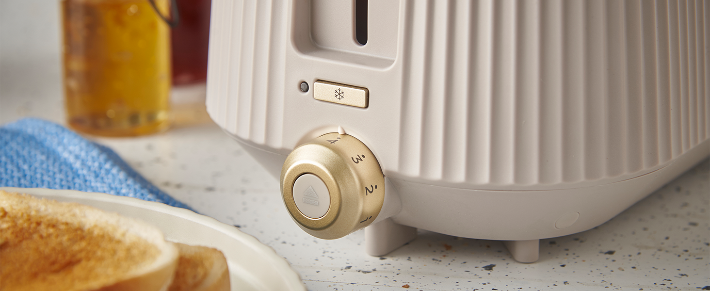 Тостер Russell Hobbs Brontë Stone на 2 тости, 6 режимів, кремовий - 26761-56