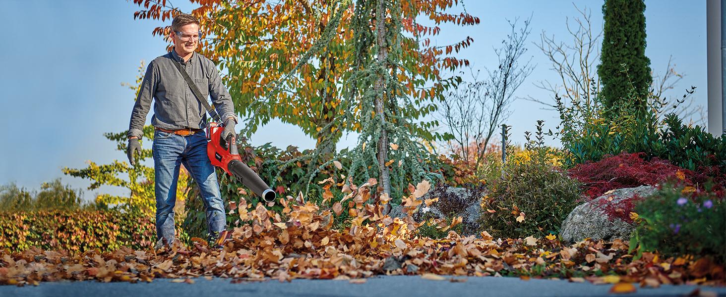 Einhell GP-LB 36/210 Li E-Solo: Акумуляторний повітродув Professional Power X-Change (без акумулятора та зарядного пристрою)