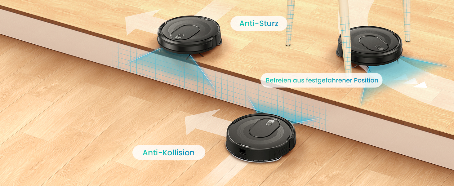 Робот-пилосос Vexilar W7 3-в-1 з вологою, 4000Pa, безщітковий мотор, 120 хв, для тварин, твердих підлог та килимів