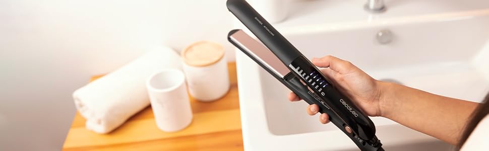 Випрямляч для волосся Cecotec RitualCare 1200 Titanium Ion Touch 60W з титановим покриттям