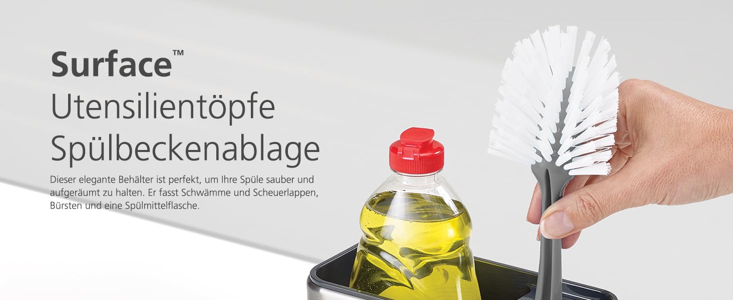 Joseph Joseph Surface - органайзер для мийки, нержавіюча сталь