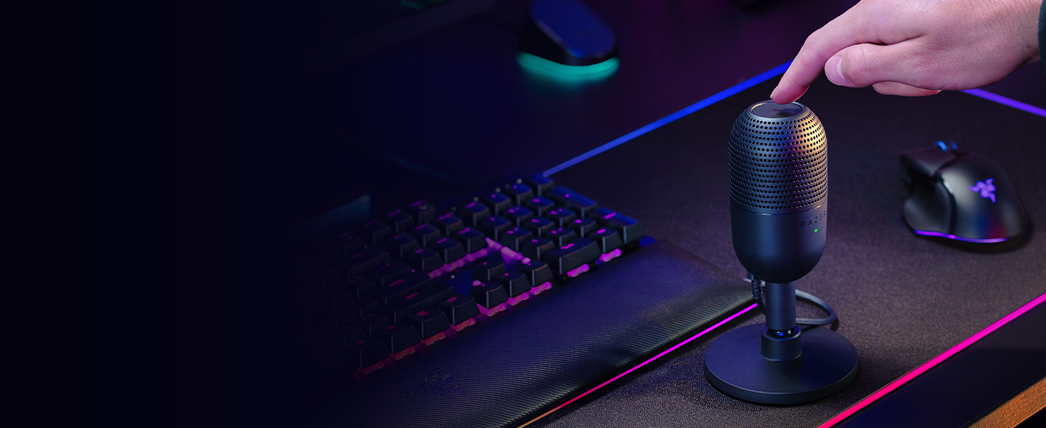 Мікрофон Razer Seiren V3 Mini - компактний USB мікрофон для стрімінгу та запису