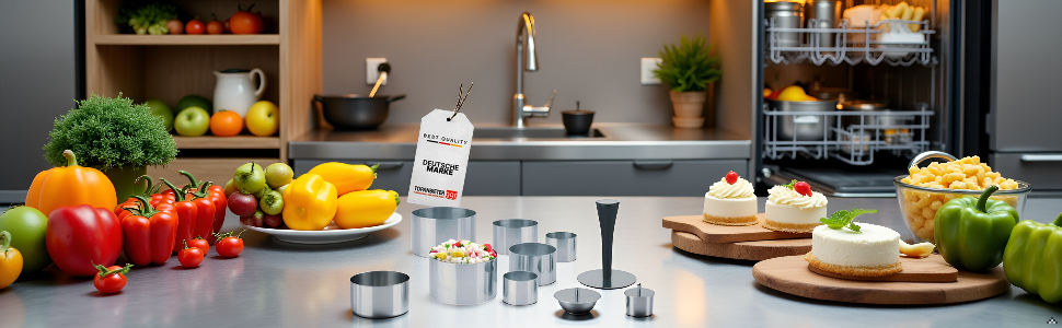 Набір мисок для змішування з нержавіючої сталі (6 шт.) з кришками, 1, 2, 4,5л, шкала, для зберігання, підходить для миття в посудомийній машині