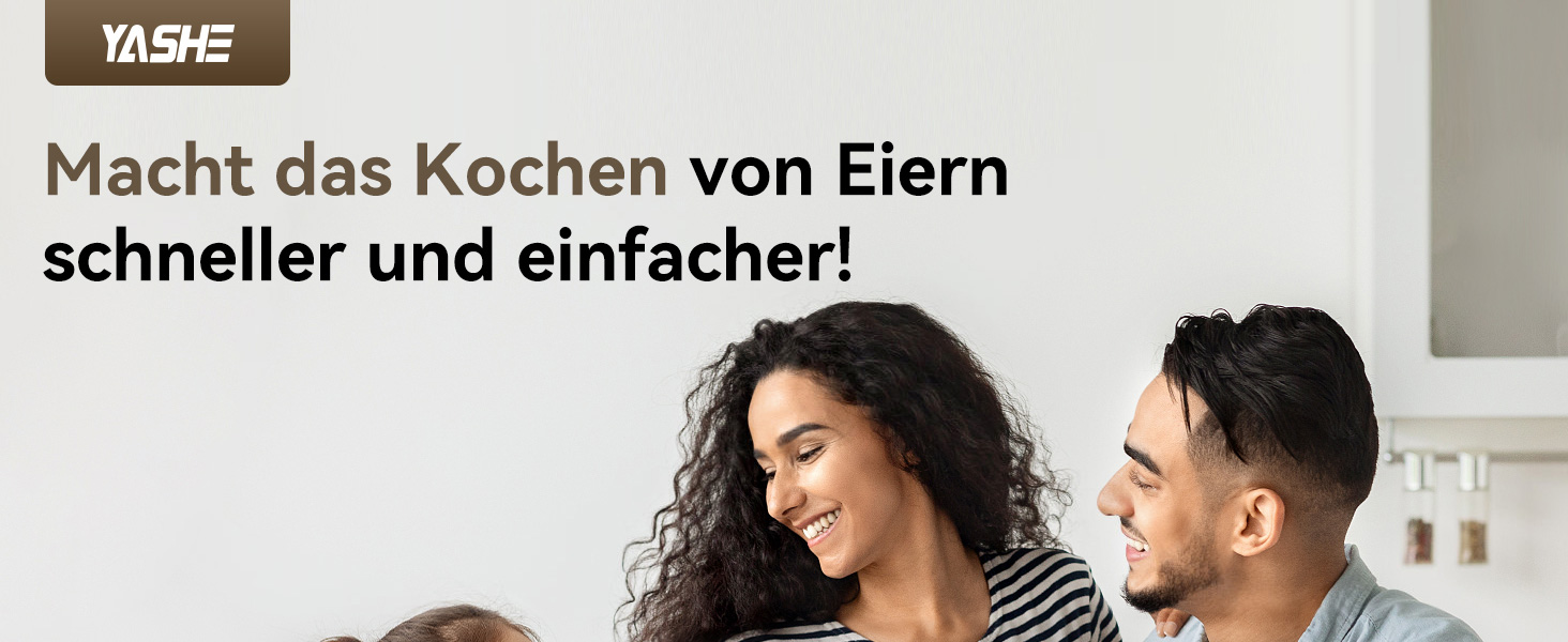 Електричний яйцеварка YASHE з нержавіючої сталі, 400W, 6 яєць, багатофункціональний, з індикатором, звуковий сигнал