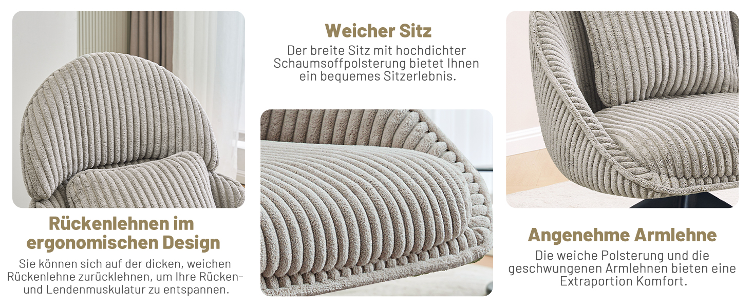 Ергономічне крісло для офісу, шкіра PU, крісло для начальника, 200 кг, з підніжкою та підтримкою попереку, для дому/офісу, регульоване, висока спинка, чорний, 1 шт. (Світло-сірий1, 1 шт.)