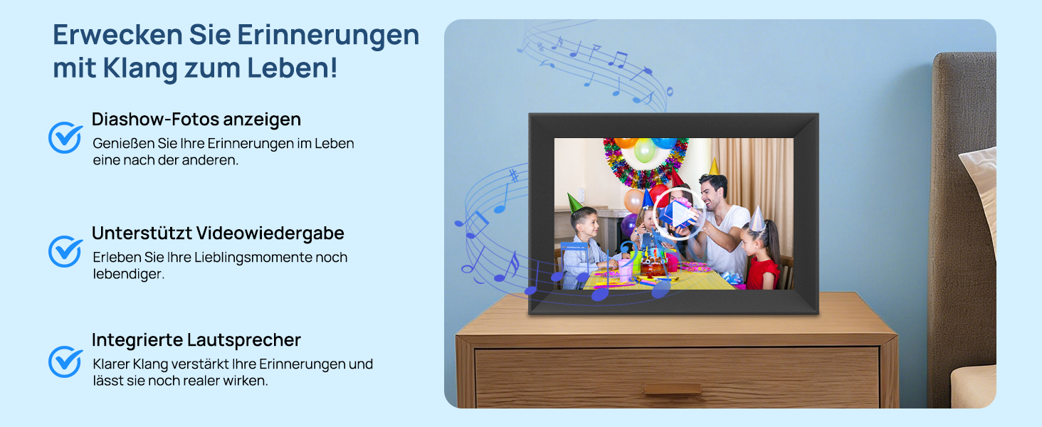 Цифрова фоторамка Frameo 10.1