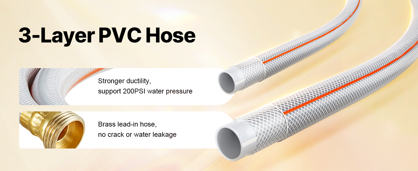 Збірний барабан для шланга VEVOR 12 мм x 40 м з кріпленням на стіну, автоматичний зворотний відбій, поворотна кріплення 180° та насадка з 9 шаблонами