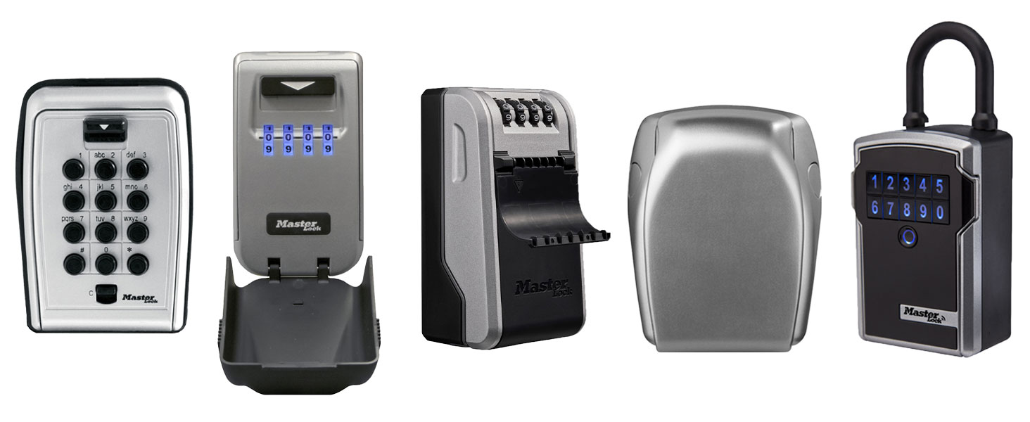 Кейс-сейф для ключів Master Lock Medium з настінним кріпленням для вулиці, металевий захисний бокс (11.9 x 8.5 x 3.6 см)