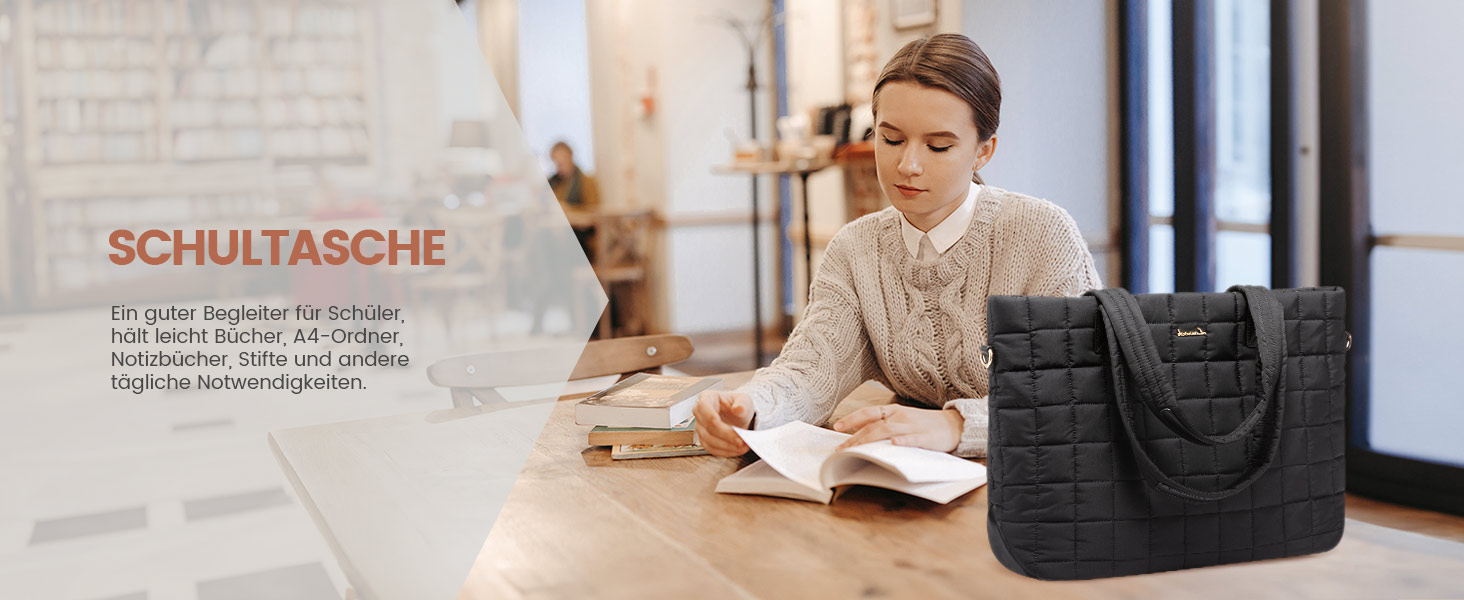 Сумка для ноутбука LOVEVOOK 15.6 дюймів для жінок: робоча, шкільна, для офісу, чорна