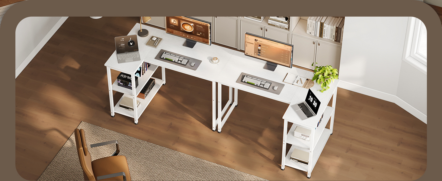 Ігровий стіл Coleshome, кутовий, з обертовим ящиком, 100x70 см, білий