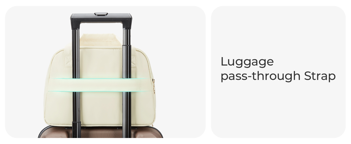 Сумка для косметики BAGSMART для жінок, велика дорожня косметичка, об'ємна косметична сумка, сумка для макіяжу та косметики з ручкою, чорна