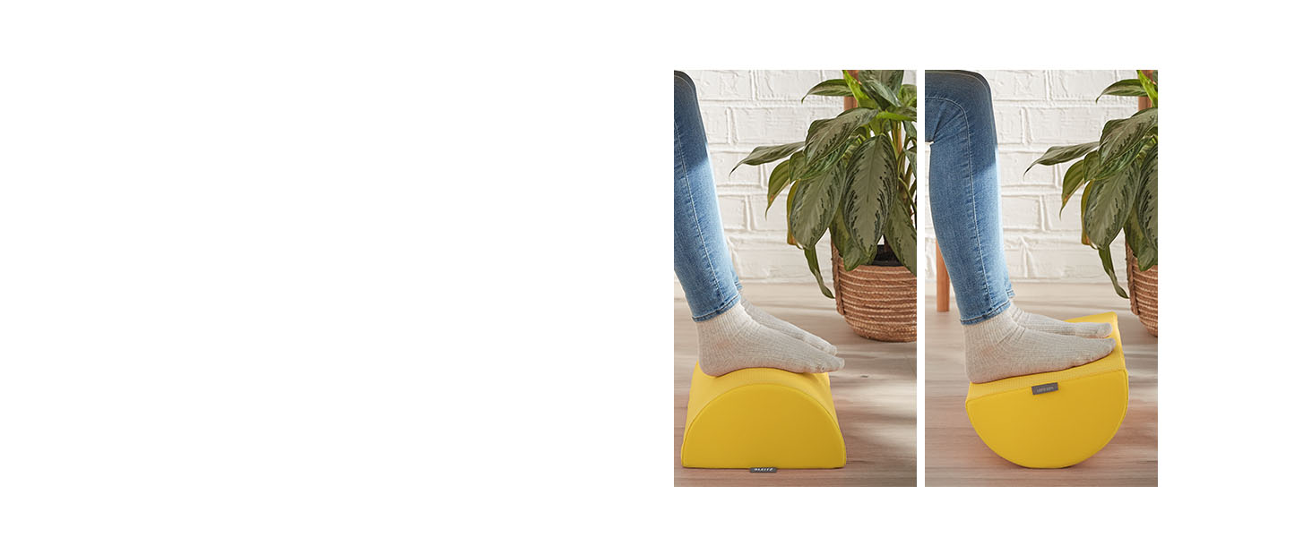 Підніжка для столу Leitz Ergo Cosy, регульована, сіра, 53710089, для офісу та дому