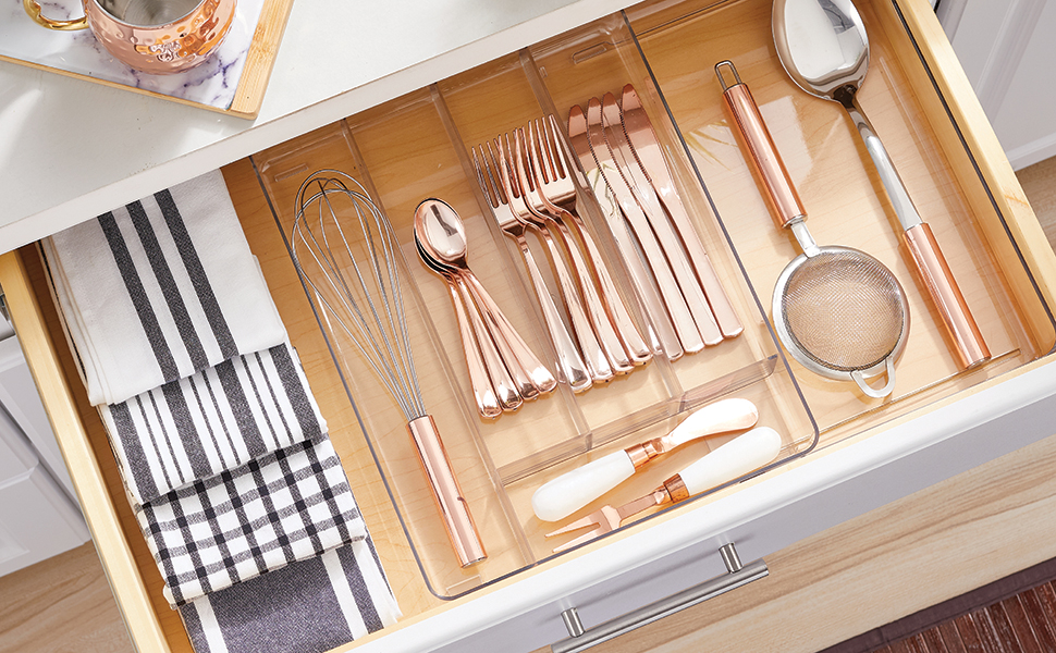 Сушарка для посуду mDesign металева та пластикова з висувним носиком, чорно-сіра