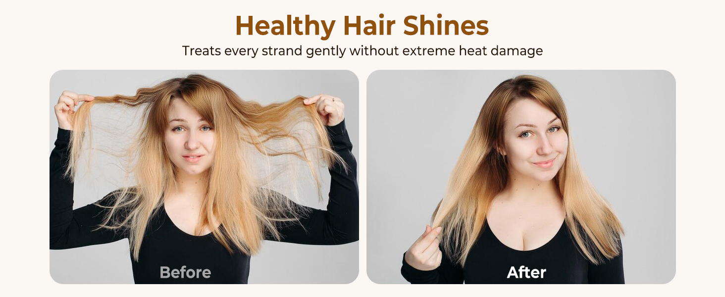 Мультистайлер для волосся 7 в 1 UKLISS Hairstyler Pro: фен, автоматична плойка, кругла щітка та вирівнювач для професійного стайлінгу, чорний